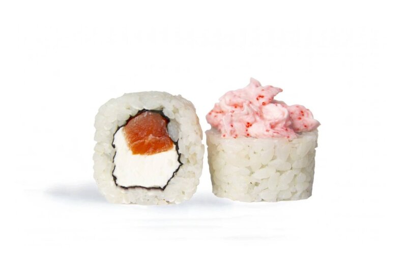 Ролл «Лава» с лососем