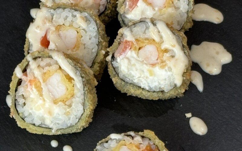 Ролл горячая креветка