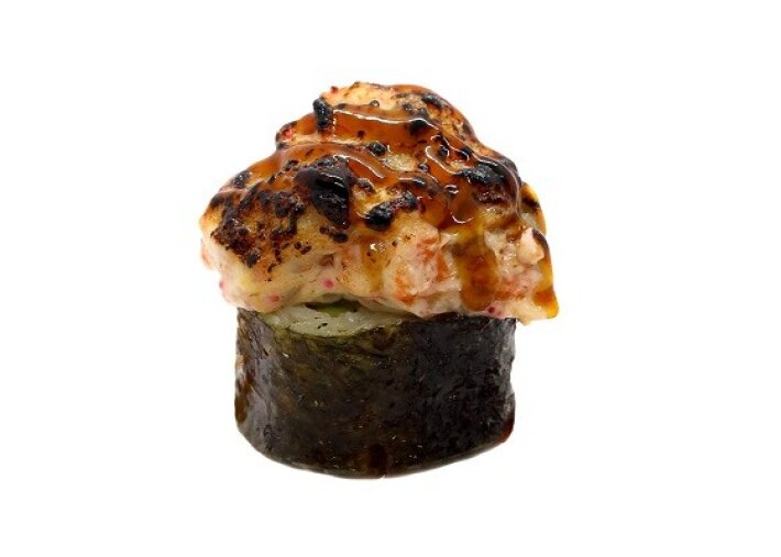 Опаленный ролл с лососем