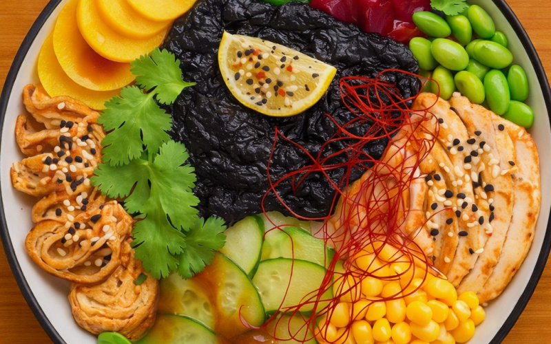 Поке с курицей