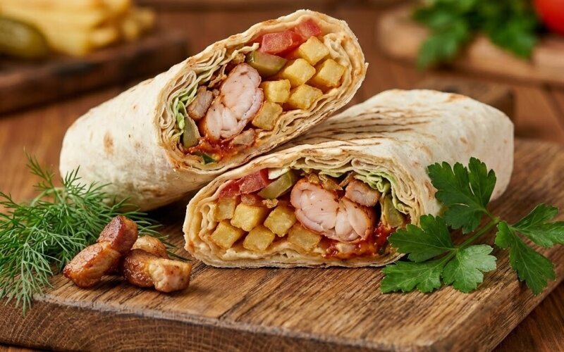 Шаурма «Со свининой»