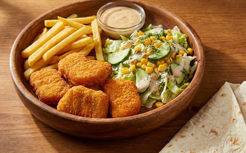 Тарелка «С наггетсами»