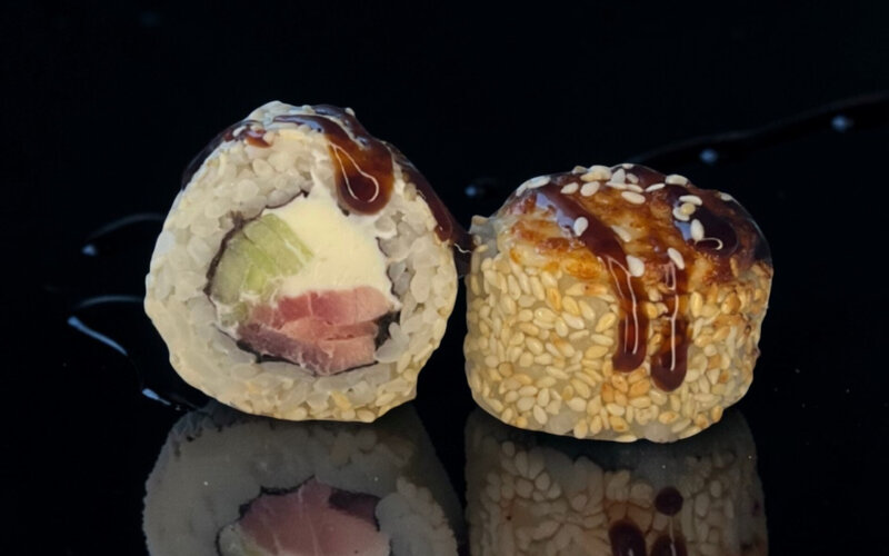 Запечённый ролл «Магуро фудзи»