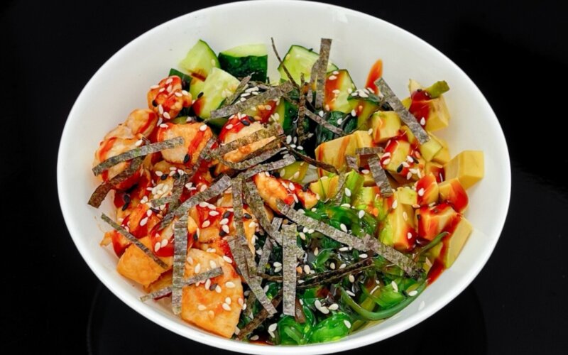 Поке с курицей