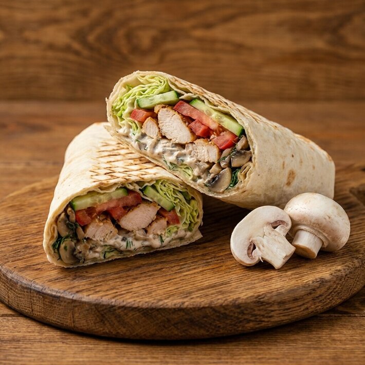 Шаурма «Грибная от лиса»