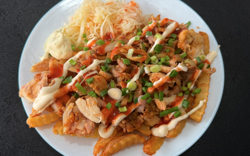 Шаурма с гарниром