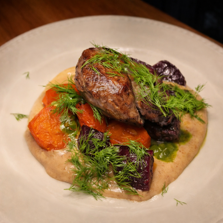 Филе-миньон с морковью