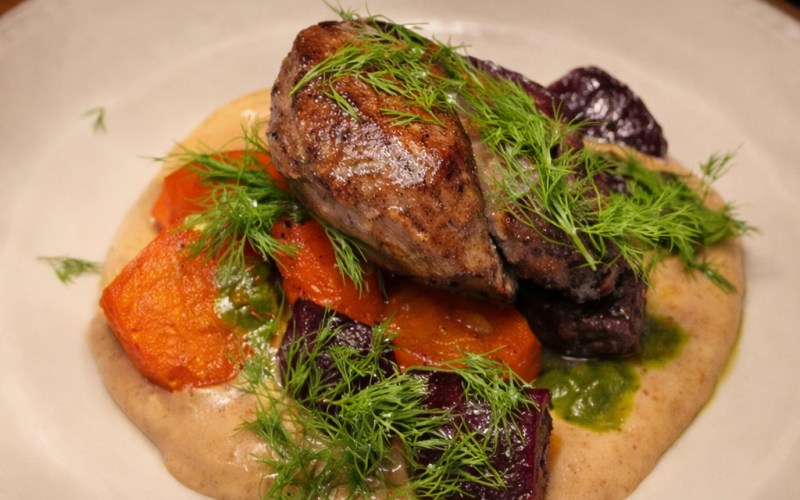 Филе-миньон с морковью