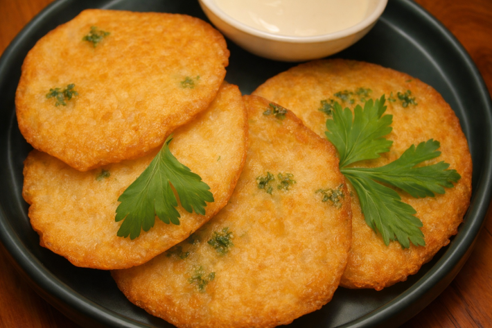 Драники со сметаной