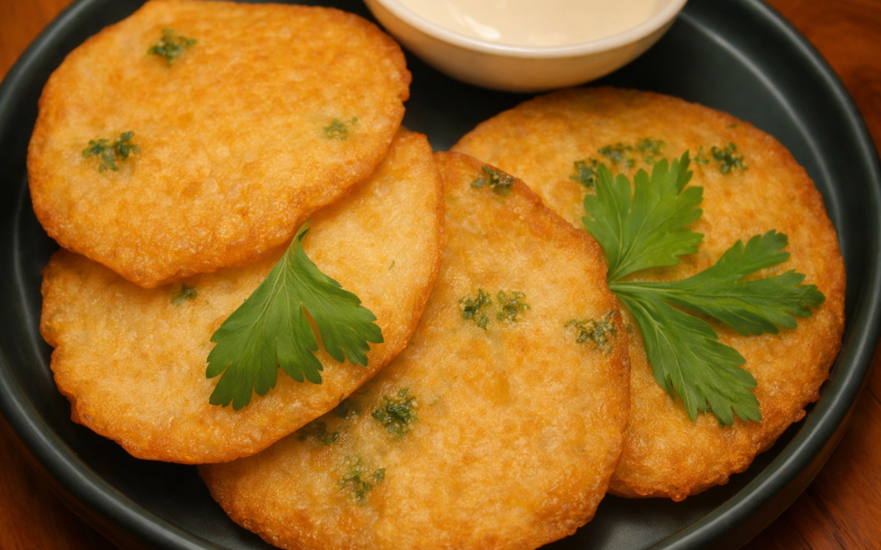 Драники со сметаной