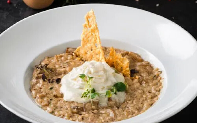 Ризотто с белыми грибами