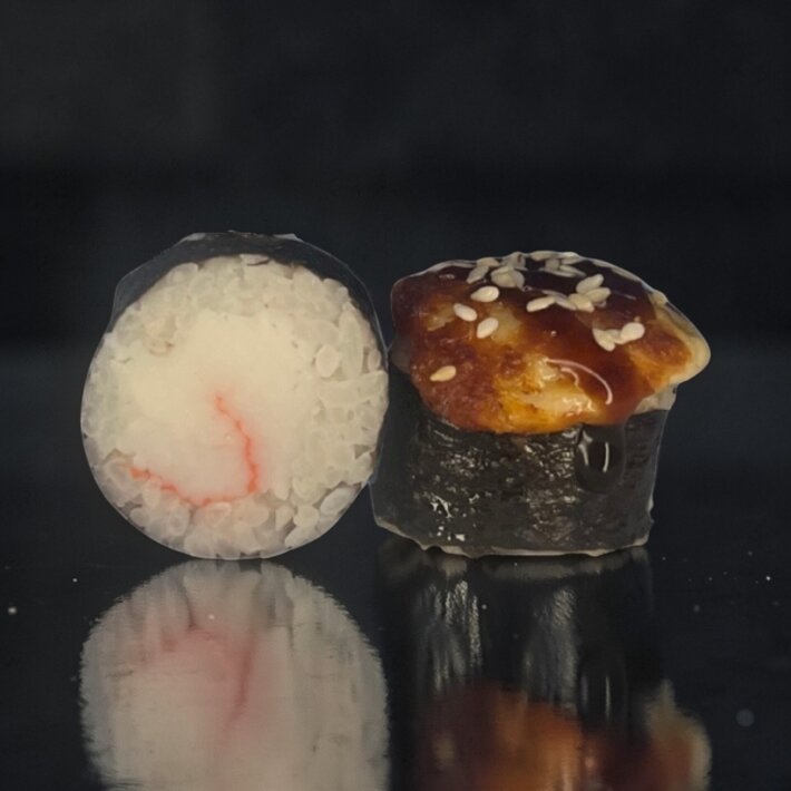 Запечённый ролл «Маки кани яки»