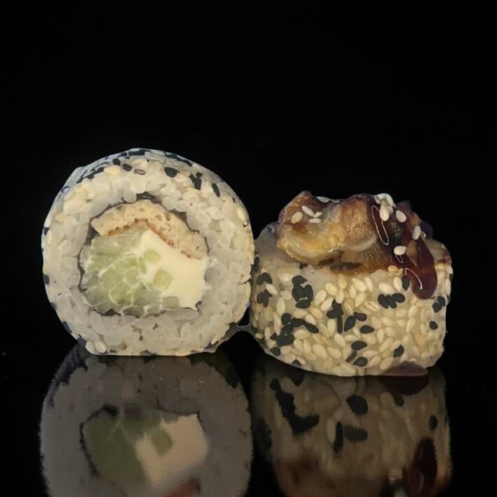 Запечённый ролл «Унаги огненный дракон»