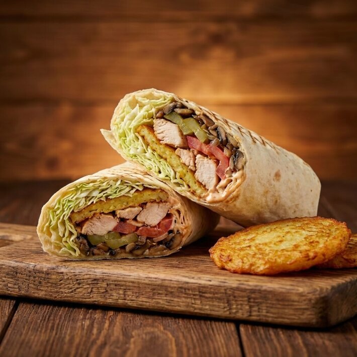 Шаурма «С драником»