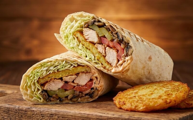 Шаурма «С драником»