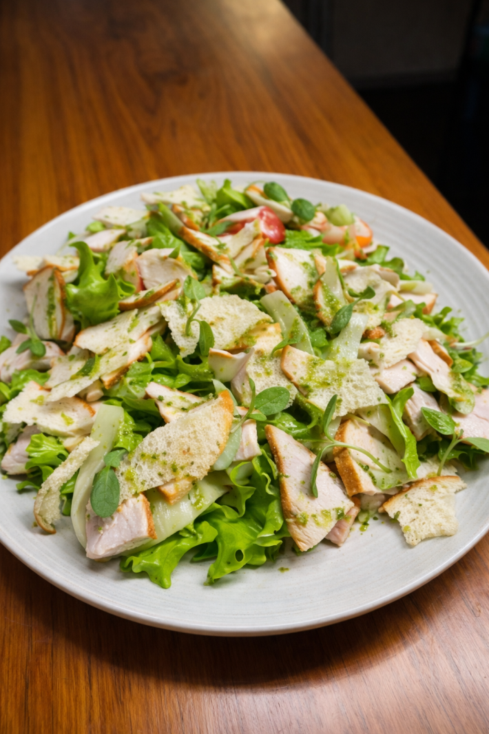 Салат «Цезарь с курицей»