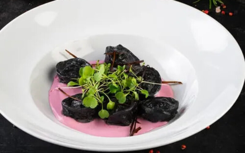 Пельмени с копченой сметаной