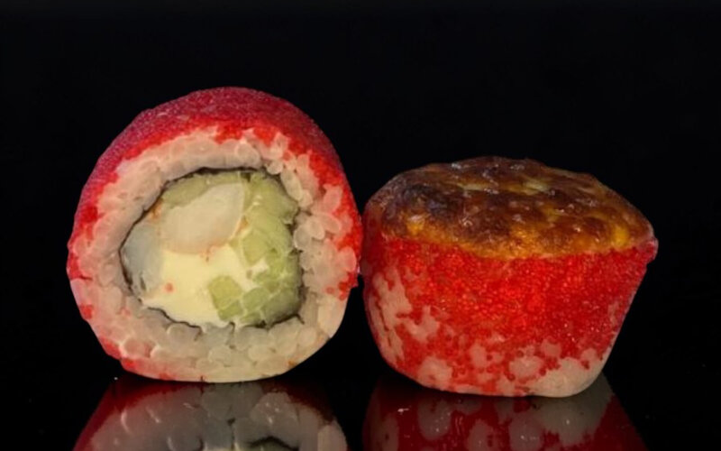 Запечённый ролл «Калифорния вулкан»