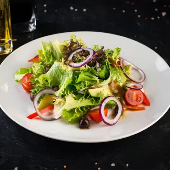 Овощной салат со взбитой Фетой