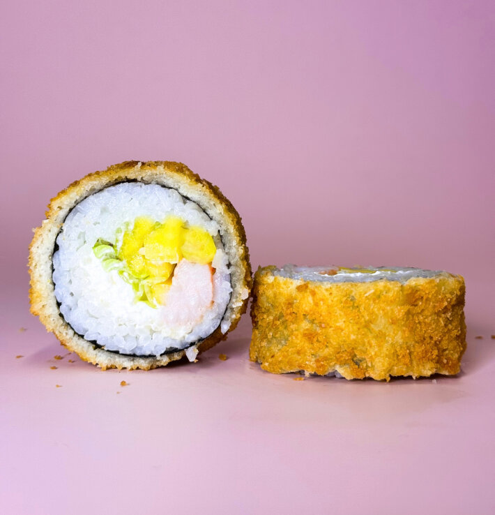 Ролл «Темпура с креветкой и манго»