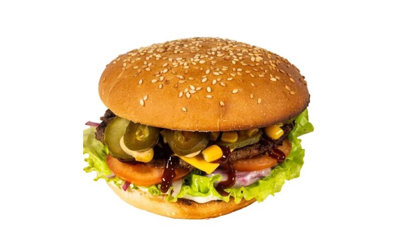 Бургер «Бэк» с говядиной