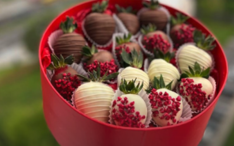 Бокс круглый «Красный»