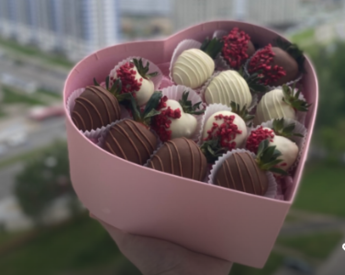 Бокс «Розовое сердце»