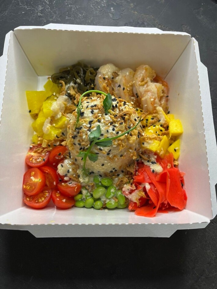 Поке с креветкой