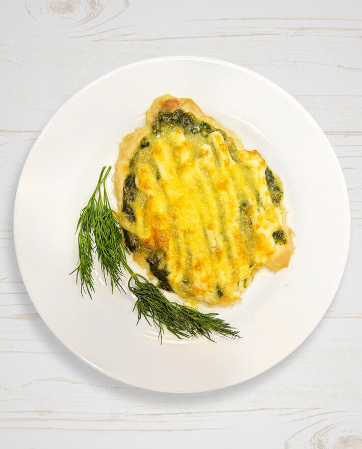 Филе птицы со шпинатом