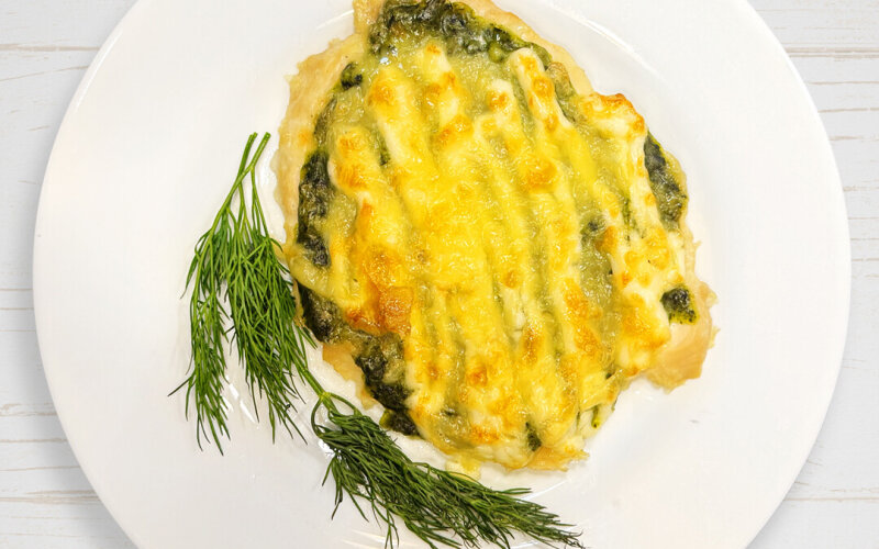 Филе птицы со шпинатом