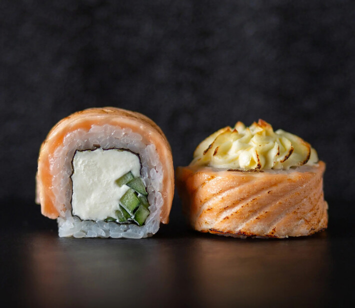 Ролл «Запечённая филадельфия»