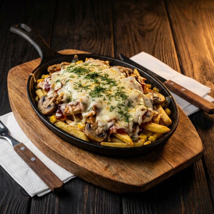 Сковородка «Барбекю с мясом птицы»