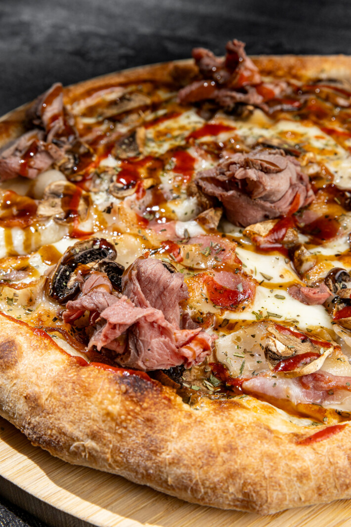 Пикантная с ростбифом