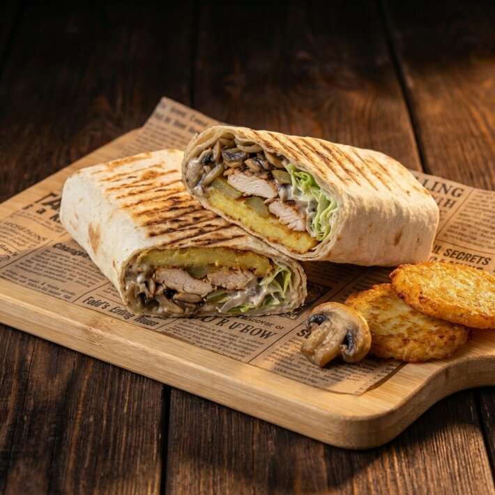 Шаурма «С драником»