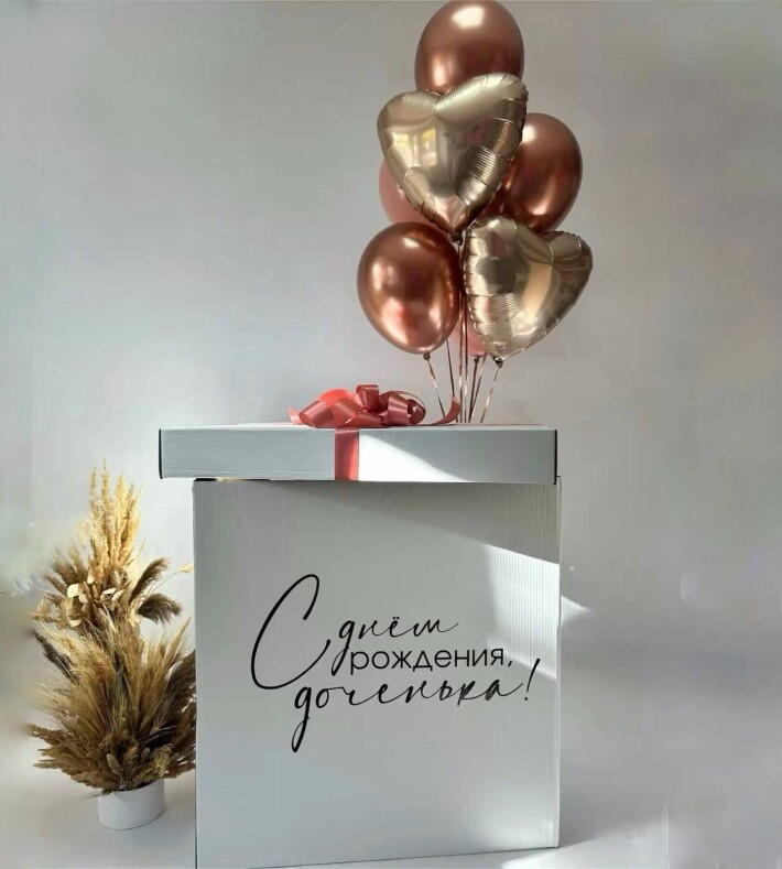 Коробка «Сюрприз» с шарами