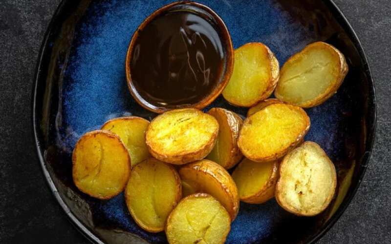 Беби картофель с соусом «Терияки»