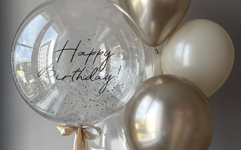 Шары на день рождения для девушки