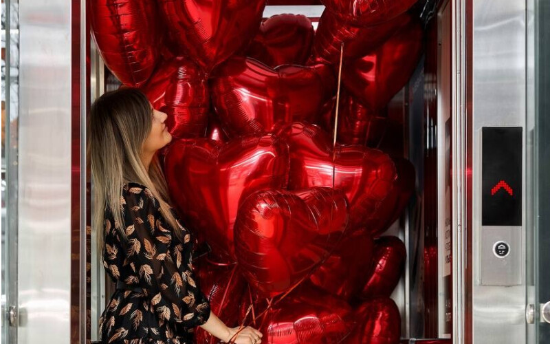 Шар гелиевый «Сердце» 46 см