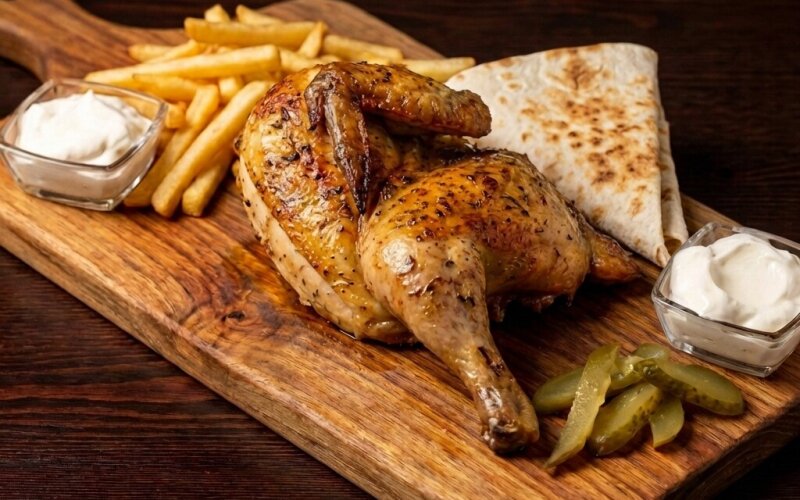 Курица гриль 1/2