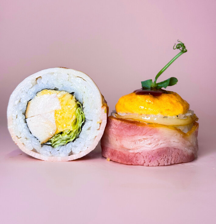 Запеченный ролл «Амами»