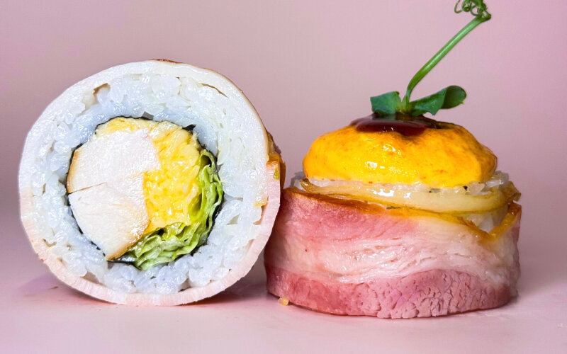 Запеченный ролл «Амами»