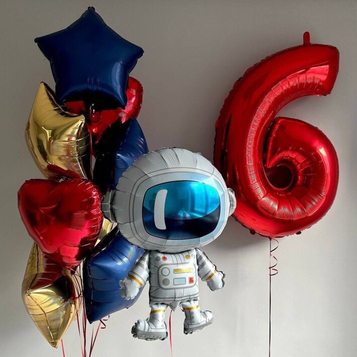 Набор шаров для мальчика «Космос» на день рождения