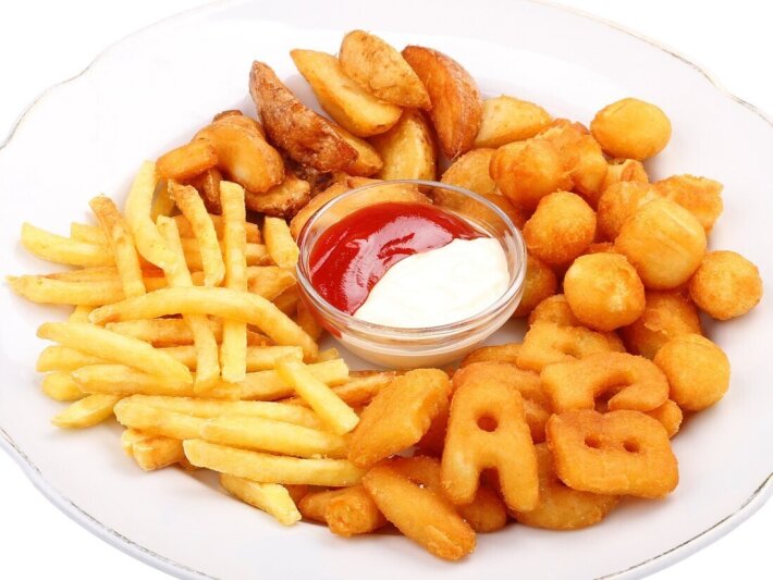 Картофельная тарелка