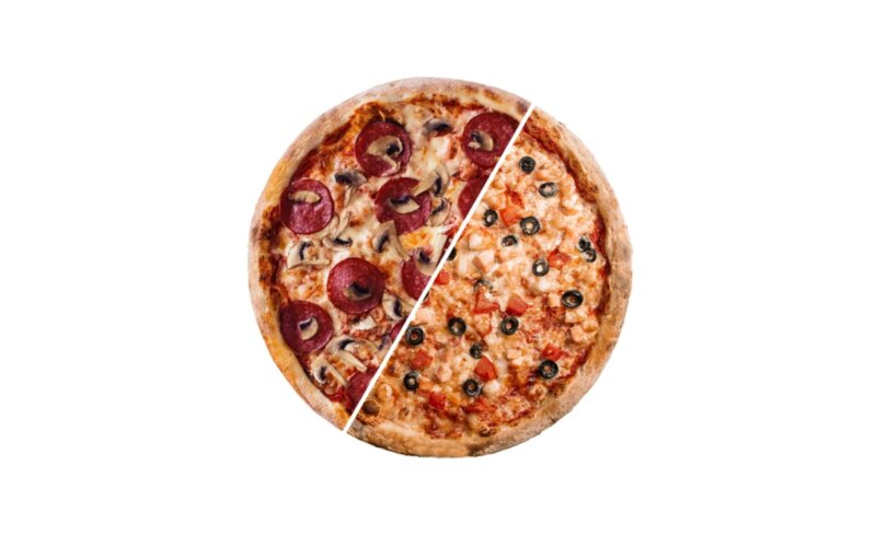 Пицца «Две половинки»