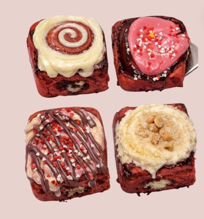 Комбо четырех вкусов Макадамия и Классика, Вишневый Брауни и Hello Kitty