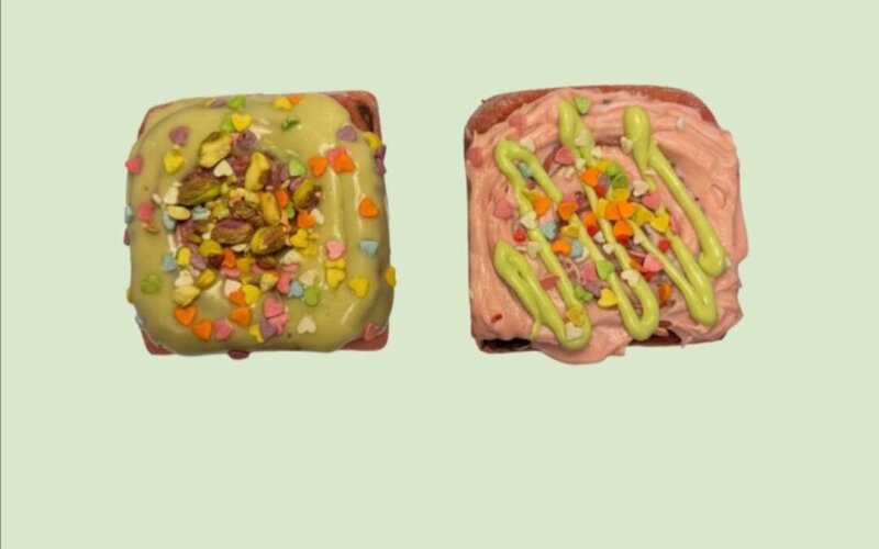 Комбо двух вкусов Купидон и Фисташковое сердце