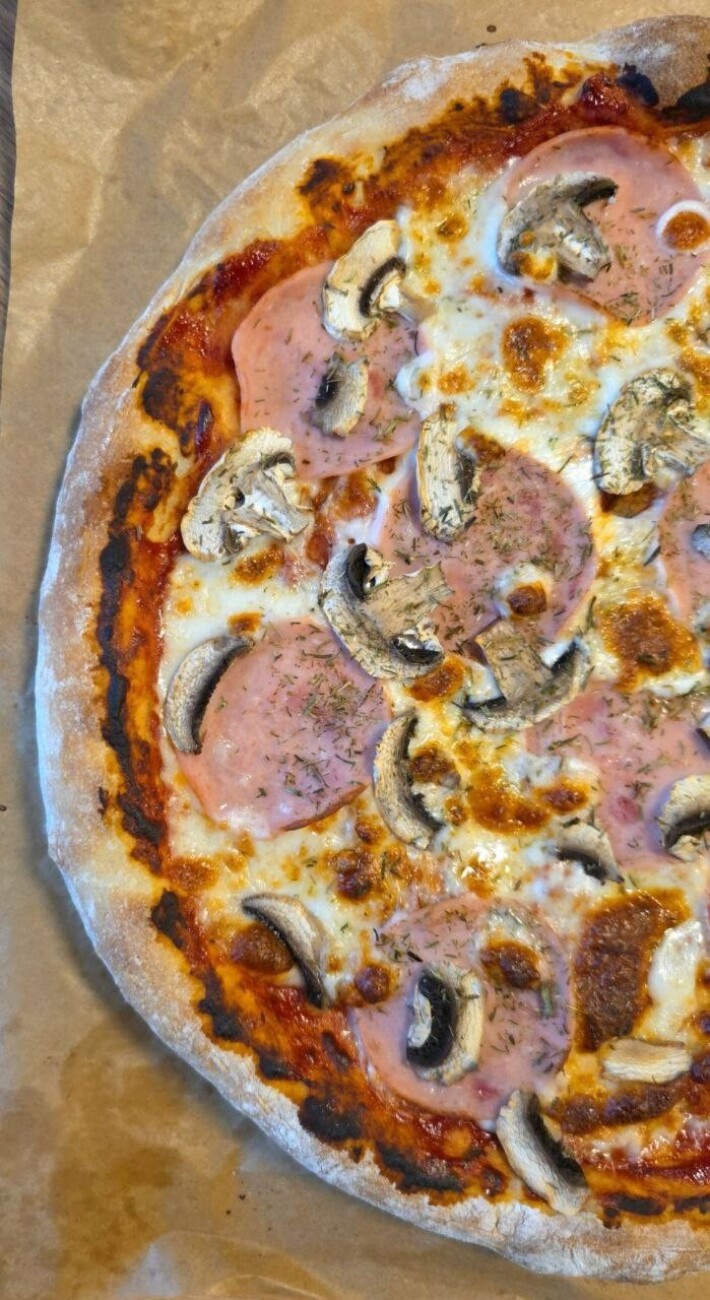 Пицца «Прошутто с грибами»