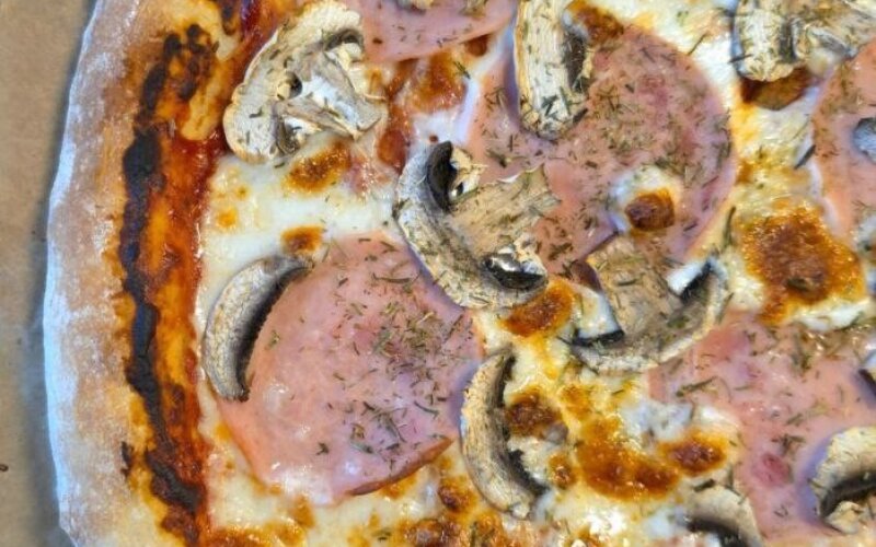 Пицца «Прошутто с грибами»