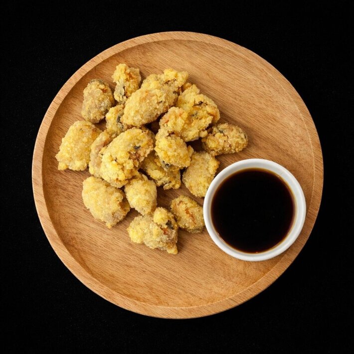 Мидии темпура