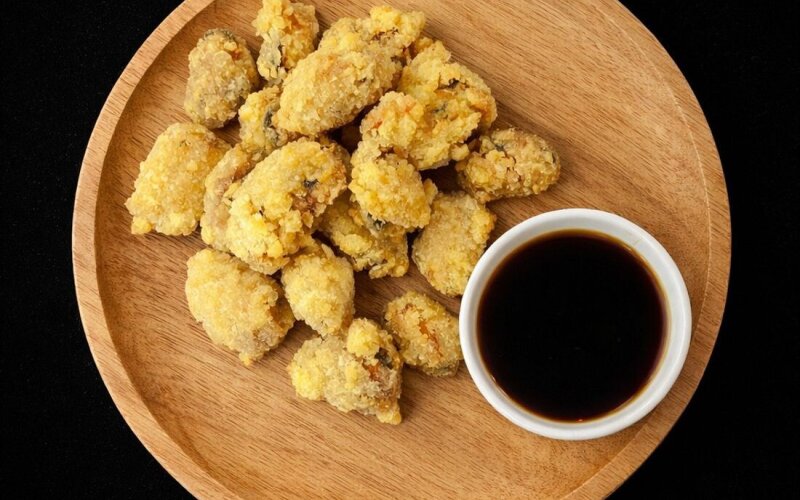 Мидии темпура